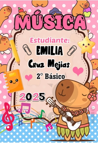 Capibara Kawaii Musica